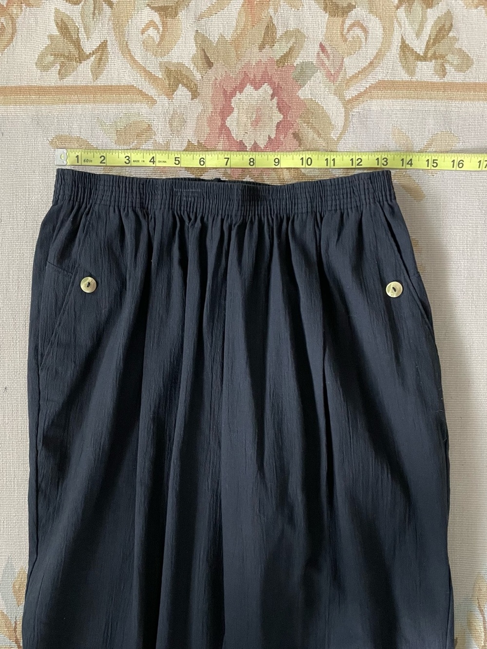 Cabin Creek black Elastic-Waist Relaxed Chinos - Picture 3 of 8